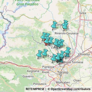 Mappa Via Villanova, 10070 Cafasse TO, Italia (11.493)
