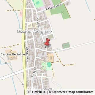Mappa Via Lodi,  4, 26816 Ossago Lodigiano, Lodi (Lombardia)