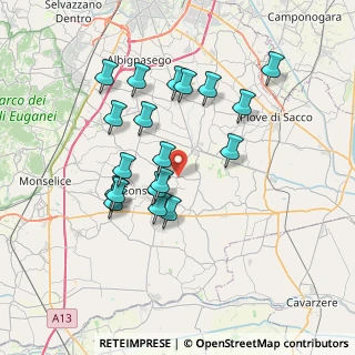 Mappa 35020 Terrassa Padovana PD, Italia (6.68842)