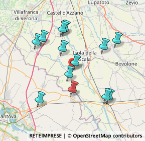 Mappa Via S. Giuseppe, 37060 Erbè VR, Italia (7.26077)