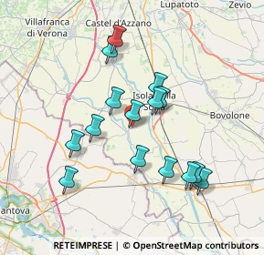 Mappa Via S. Giuseppe, 37060 Erbè VR, Italia (6.62867)