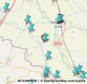 Mappa Via S. Giuseppe, 37060 Erbè VR, Italia (6.3075)