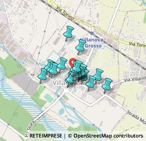 Mappa Strada Vecchia di Lanzo, 10070 Villanova Canavese TO, Italia (0.2575)