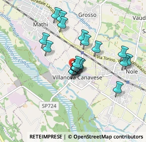 Mappa Strada Vecchia di Lanzo, 10070 Villanova Canavese TO, Italia (0.698)