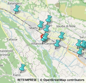 Mappa Strada Vecchia di Lanzo, 10070 Villanova Canavese TO, Italia (2.12)