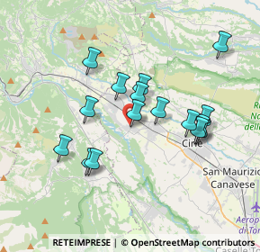 Mappa Strada Vecchia di Lanzo, 10070 Villanova Canavese TO, Italia (3.23313)