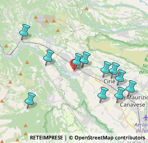 Mappa Strada Vecchia di Lanzo, 10070 Villanova Canavese TO, Italia (4.09182)