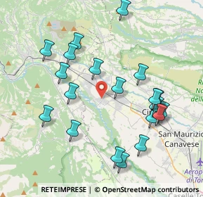 Mappa Strada Vecchia di Lanzo, 10070 Villanova Canavese TO, Italia (4.113)