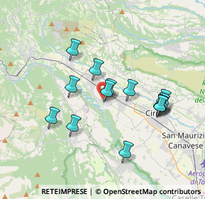 Mappa Via Martiri della Libertà, 10070 Villanova Canavese TO, Italia (3.27214)