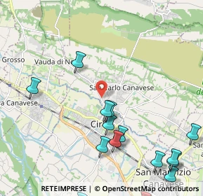 Mappa Via Vittime Ipca, 10070 San Carlo Canavese TO, Italia (3.2995)