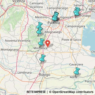 Mappa Quartiere S. Mauro, 35020 San Pietro Viminario PD, Italia (18.81)