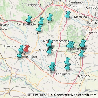 Mappa Via Pescara, 35044 Montagnana PD, Italia (16.4585)