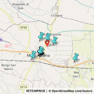 Mappa Via Pescara, 35044 Montagnana PD, Italia (1.20909)