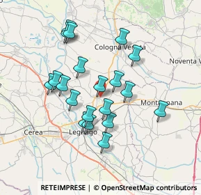 Mappa 37046 Minerbe VR, Italia (6.417)