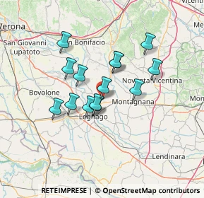 Mappa 37046 Minerbe VR, Italia (10.57857)