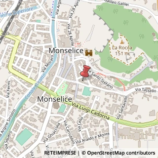 Mappa Via Pellegrino, 1, 35043 Monselice, Padova (Veneto)