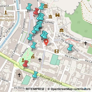 Mappa Via Tortorini, 35043 Monselice PD, Italia (0.1245)