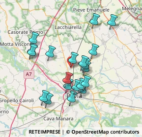 Mappa Via Leonardo da Vinci, 27010 Borgarello PV, Italia (6.6035)