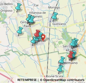 Mappa Via Leonardo da Vinci, 27010 Borgarello PV, Italia (2.2575)
