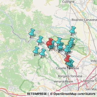 Mappa Via S. Vito, 10070 Villanova Canavese TO, Italia (5.64632)