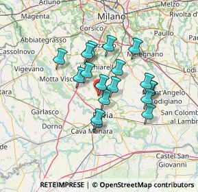 Mappa Via Manzoni, 27010 Borgarello PV, Italia (10.68944)