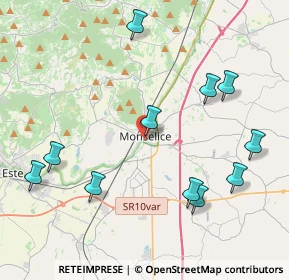 Mappa Piazza Ossicella, 35043 Monselice PD, Italia (4.64)