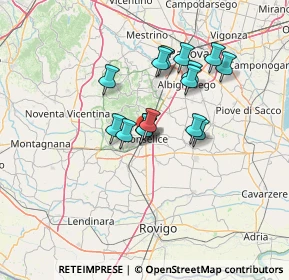 Mappa Piazza San Marco, 35043 Monselice PD, Italia (10.63)