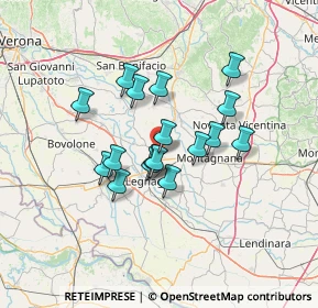 Mappa Via Europa, 37046 Minerbe VR, Italia (10.43647)