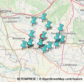 Mappa Via Europa, 37046 Minerbe VR, Italia (9.9055)