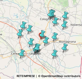 Mappa Via Europa, 37046 Minerbe VR, Italia (7.003)