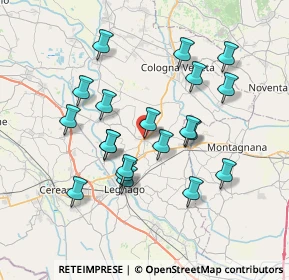 Mappa Via Europa, 37046 Minerbe VR, Italia (6.8055)