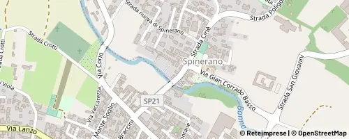 Mappa San Carlo Canavese