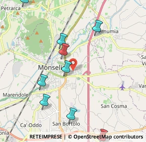 Mappa Via Ponticello, 35043 Monselice PD, Italia (2.75455)