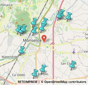 Mappa Via Ponticello, 35043 Monselice PD, Italia (2.23429)