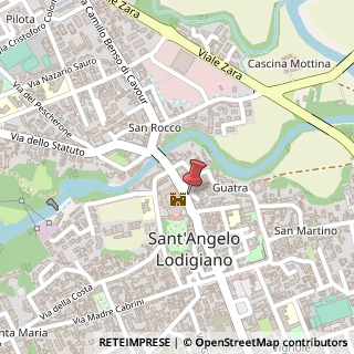 Mappa Via Cesare Battisti, 8, 26866 Sant'Angelo Lodigiano, Lodi (Lombardia)