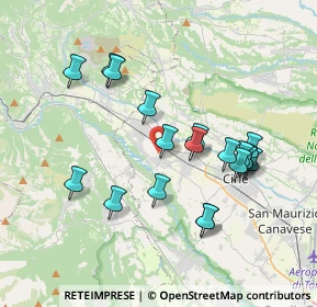 Mappa Via dell'Industria, 10070 Villanova Canavese TO, Italia (3.58211)