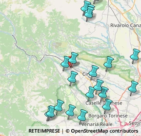 Mappa Via dell'Industria, 10070 Villanova Canavese TO, Italia (9.846)