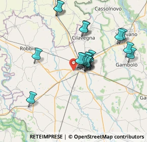 Mappa Via Albert Einstein, 27036 Mortara PV, Italia (6.315)