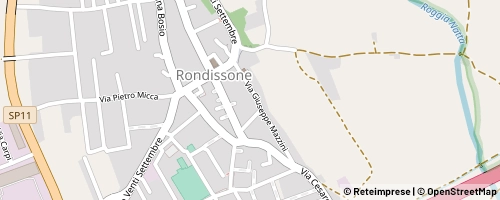 Mappa Rondissone