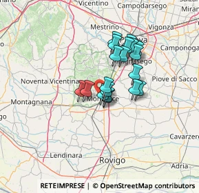 Mappa Via del Carmine, 35043 Monselice PD, Italia (9.6805)