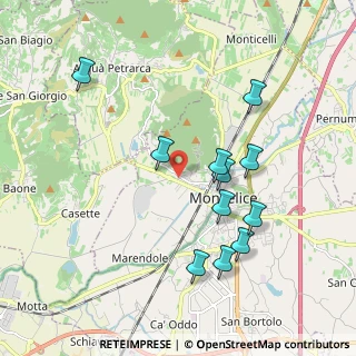 Mappa Via del Carmine, 35043 Monselice PD, Italia (1.91636)