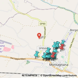Mappa Via Saoncella, 35044 Montagnana PD, Italia (1.223)