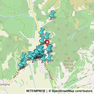Mappa Via Monte Cecilia, 35030 Baone PD, Italia (0.39)