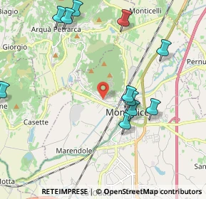 Mappa Via Isola Verso Monte, 35043 Monselice PD, Italia (2.28545)