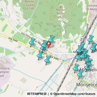 Mappa Via Isola Verso Monte, 35043 Monselice PD, Italia (0.663)