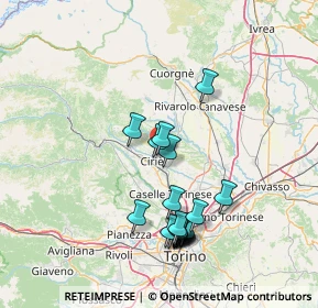 Mappa Via delle Scuole, 10070 San Carlo Canavese TO, Italia (14.6955)