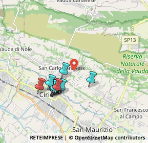 Mappa Via delle Scuole, 10070 San Carlo Canavese TO, Italia (1.59)