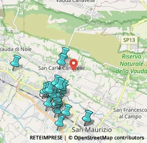 Mappa Via delle Scuole, 10070 San Carlo Canavese TO, Italia (2.127)