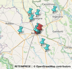 Mappa Via IV Novembre, 27036 Mortara PV, Italia (4.73769)