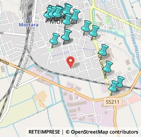 Mappa Via IV Novembre, 27036 Mortara PV, Italia (0.5855)